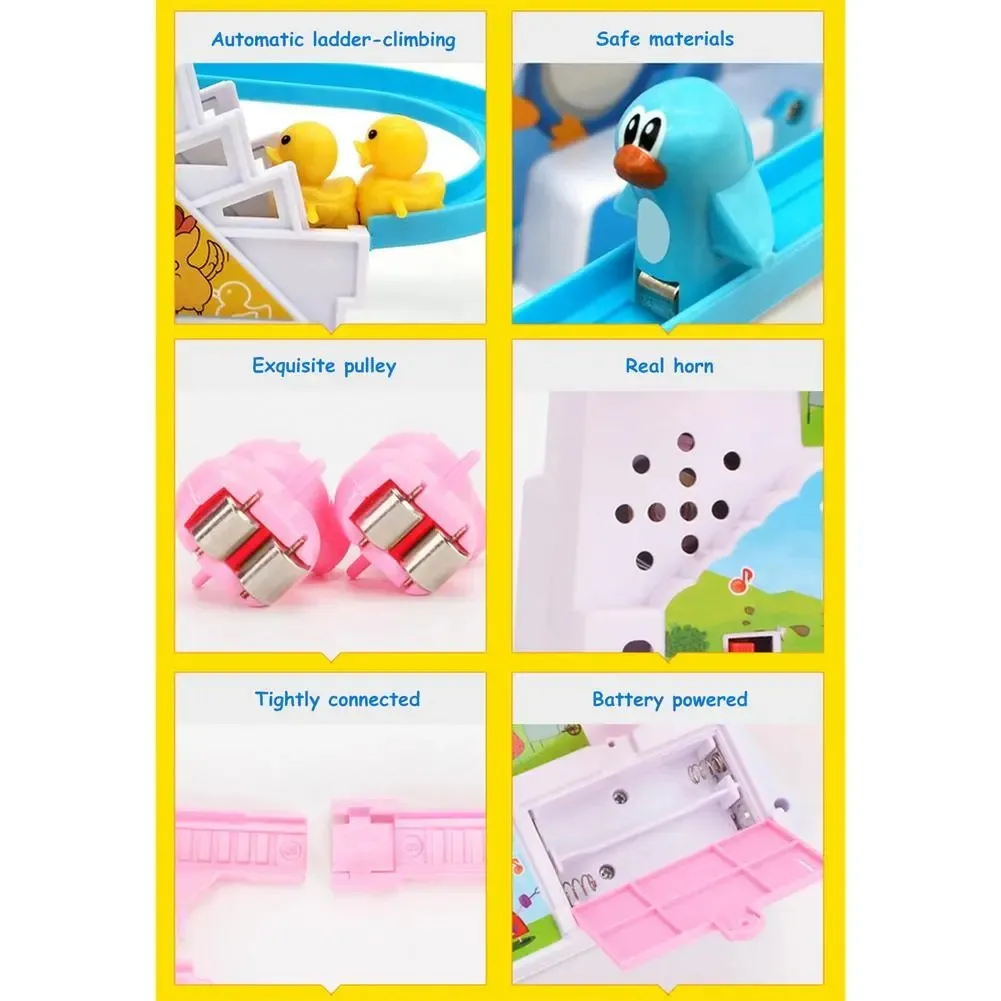 Automatic Duck Climbing Stairs Toy with Music image 4