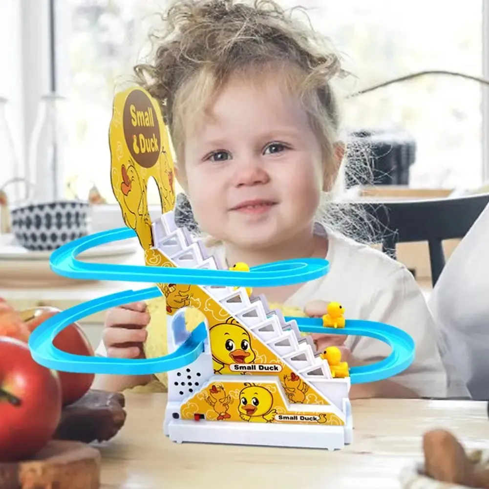 Automatic Duck Climbing Stairs Toy with Music image 3